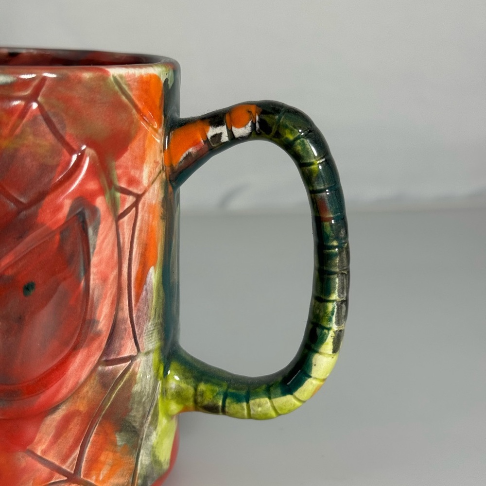 TM & Marvel & Subs Spider-man Spiderman Face Web Raised Relief Coffee Mug - Picture 5 of 12